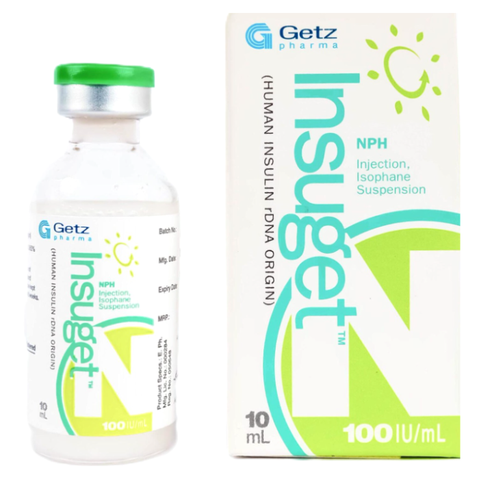 Insuget N 100iu Ml Inj