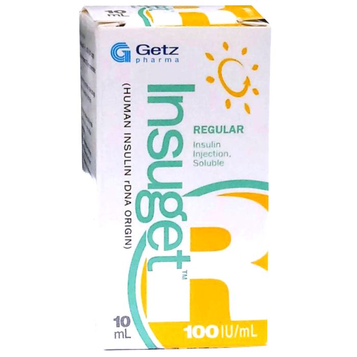 Insuget R 100iu Ml Inj