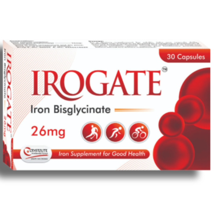 Irogate 26mg Capsules 30s