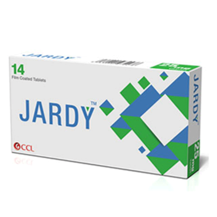 Jardy 25mg Tablets 14s