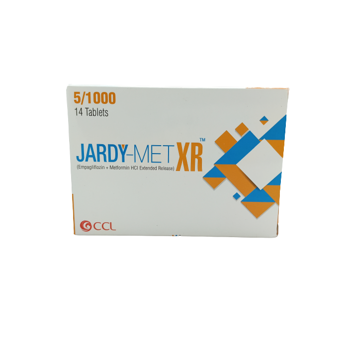 Jardy Met Xr 5mg 1000mg Tablets