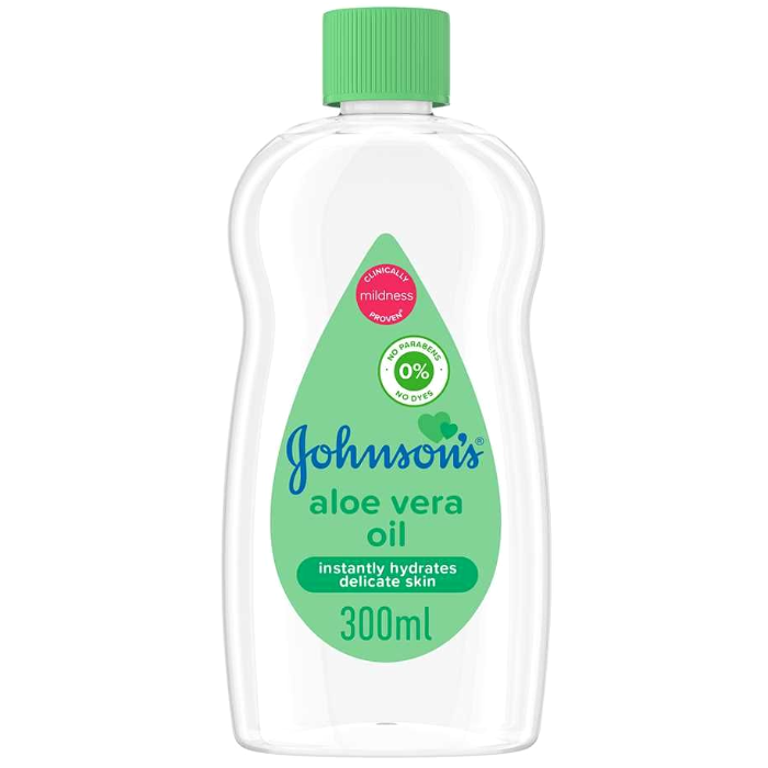 Johnsons baby oil 300ml aloe vera