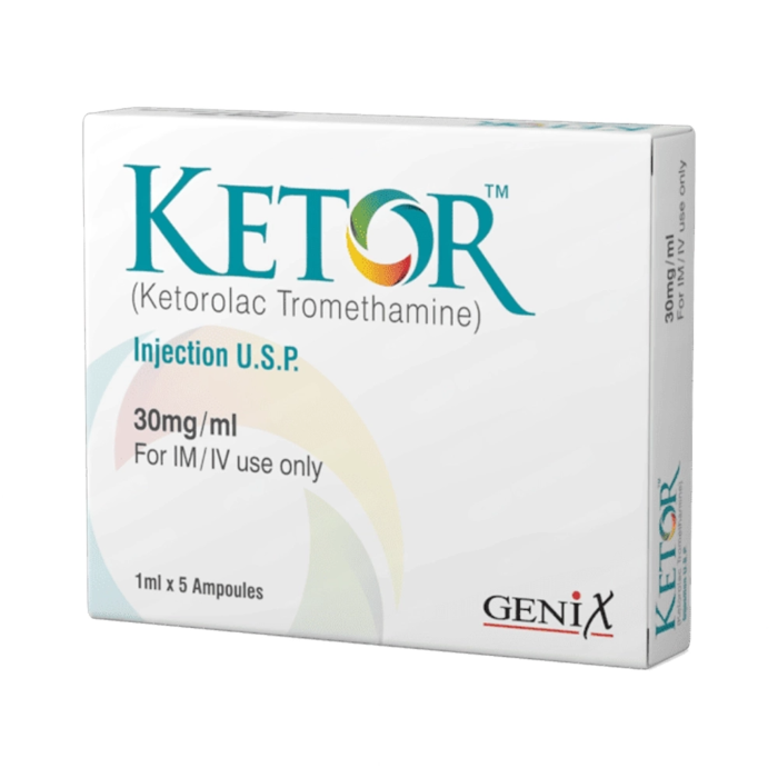 KETOR INJ 30MG 1ML