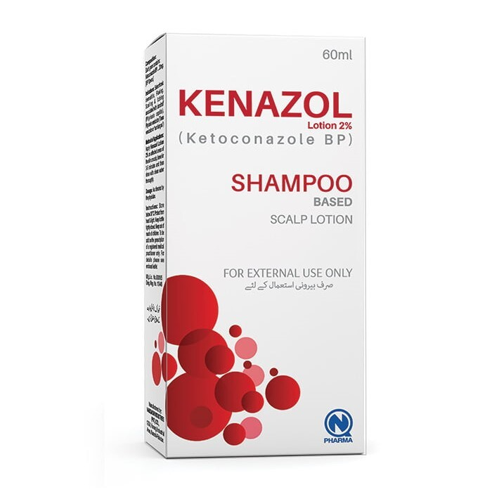 Kenazol Shampoo 2% 60ml Lotion