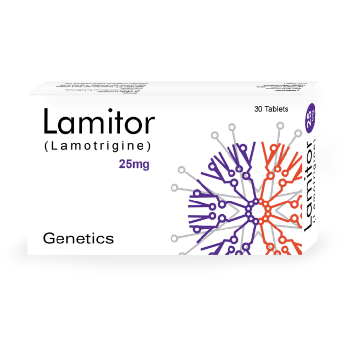 Lamitor 25mg Tablets