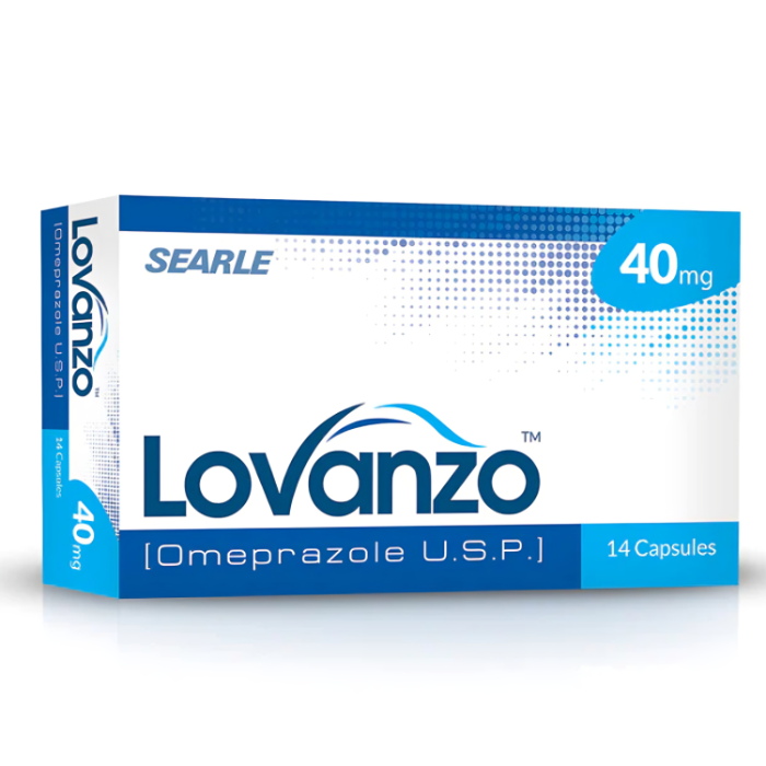 Lovanzo 40mg Capsules 14s