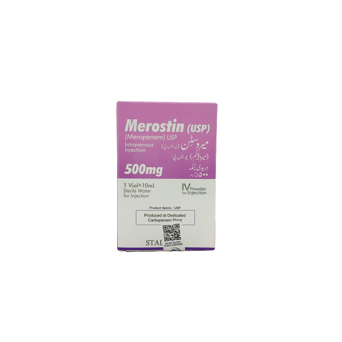 Merostin 500mg Inj Iv