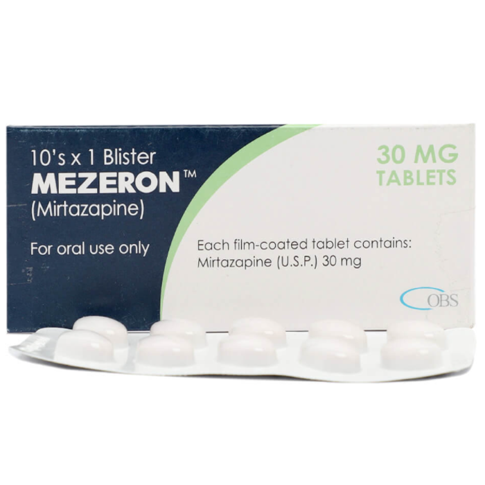 Mezeron 30mg Tablets