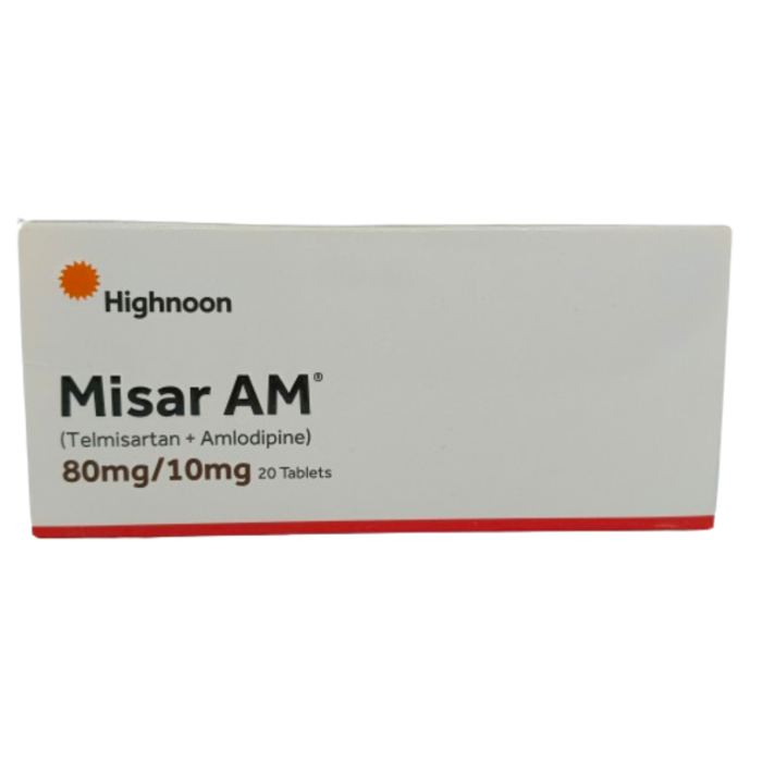 Misar Am 80mg 10mg Tablets 20s