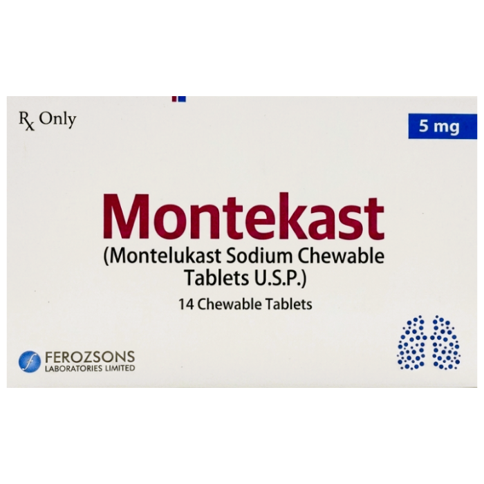 Montekast 5mg chewable tab 14s