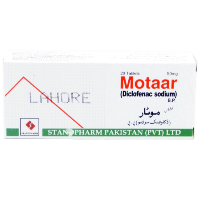 Motaar 50mg Tablets