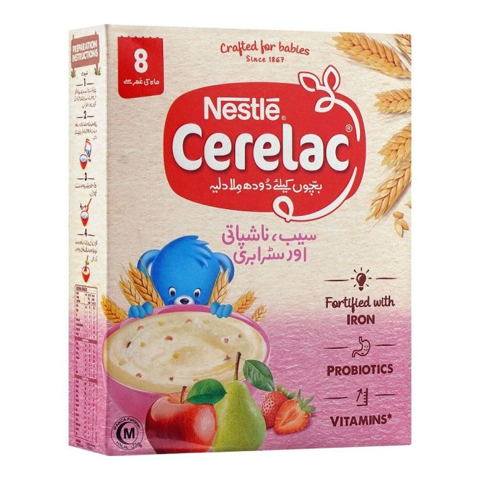 Nestle Cerelac Apple, Pears & Strwberry 175g