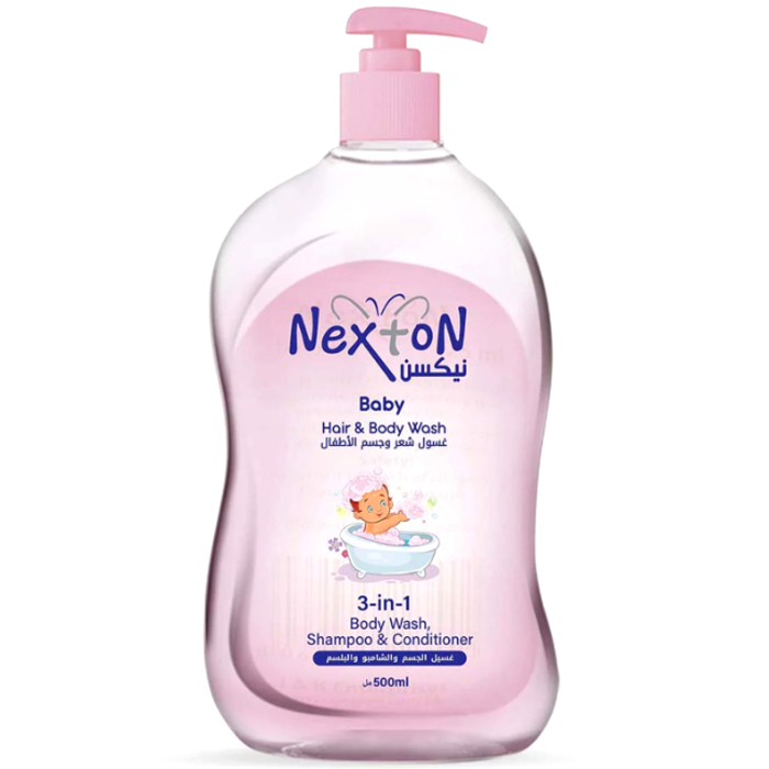 Nexton Baby Hair & 3In1 Body Wash 500ml