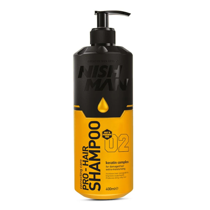 Nish man pro hair shampoo 400ml