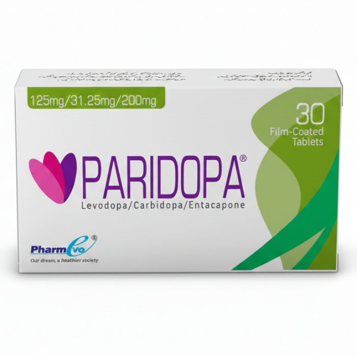 Paridopa 125mg 31.25mg 200mg Tablets