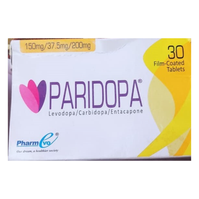 Paridopa 150mg 37.5mg 200mg Tablets