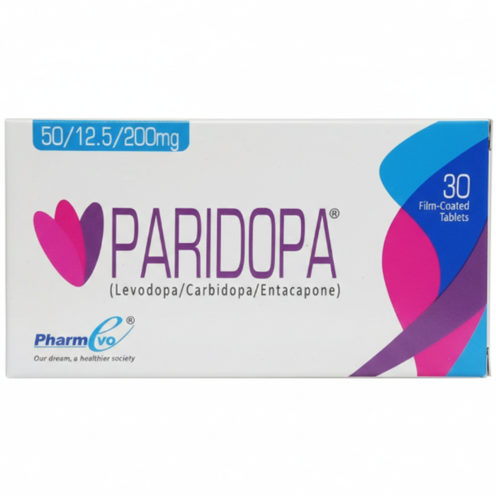 Paridopa 50mg 12.5mg 200mg Tablets