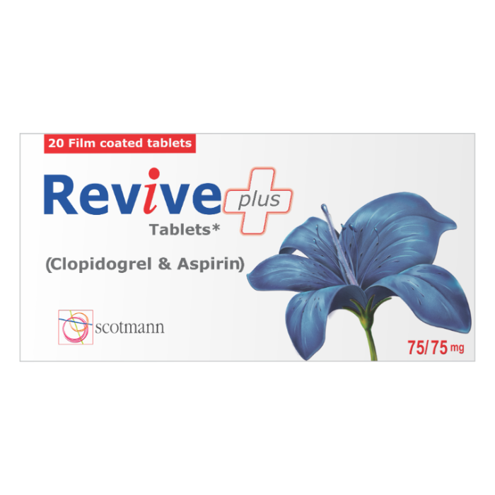 Revive Plus 75/75mg Tablets
