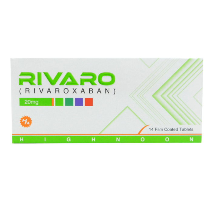 Rivaro 20mg Tablets 14s