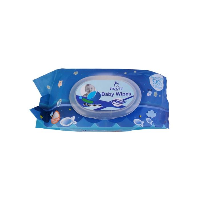 Roots Natural Baby Wipes 64pcs