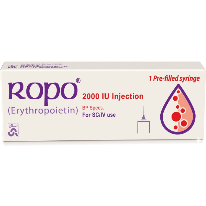 Ropo 2000iu Inj Iv