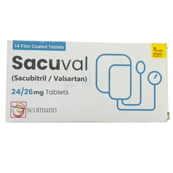 Sacuval 24mg 26mg Tablets