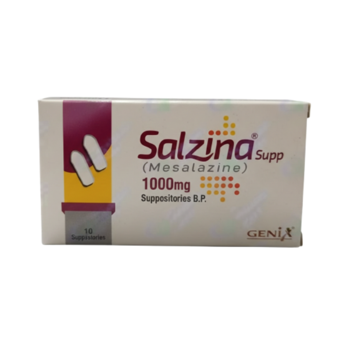 Salzina 1000mg Suppositries 10s