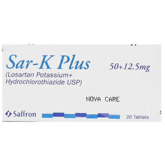 Sar K Plus 50mg Tablets