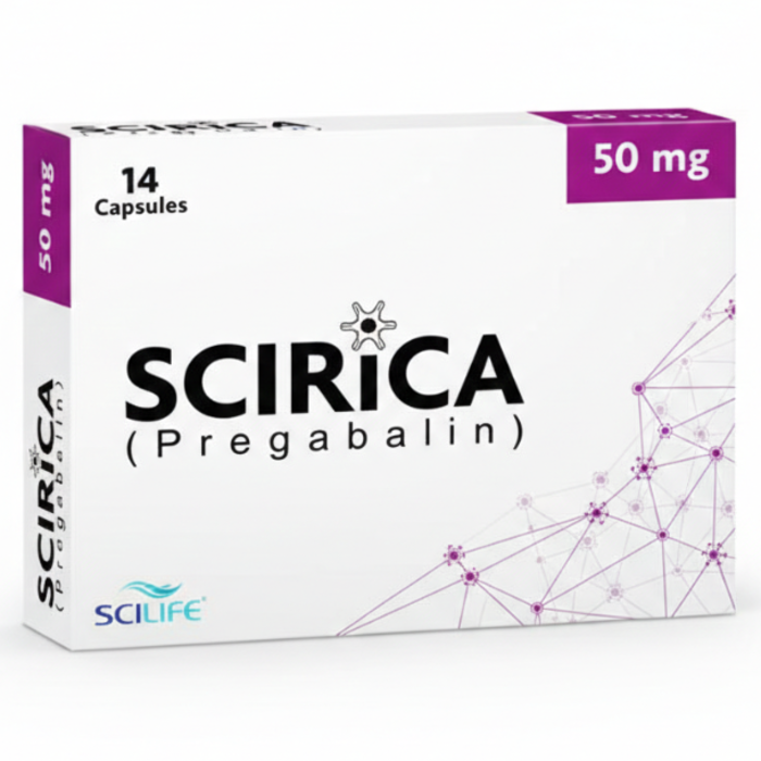 Scirica 50mg Capsules 14s