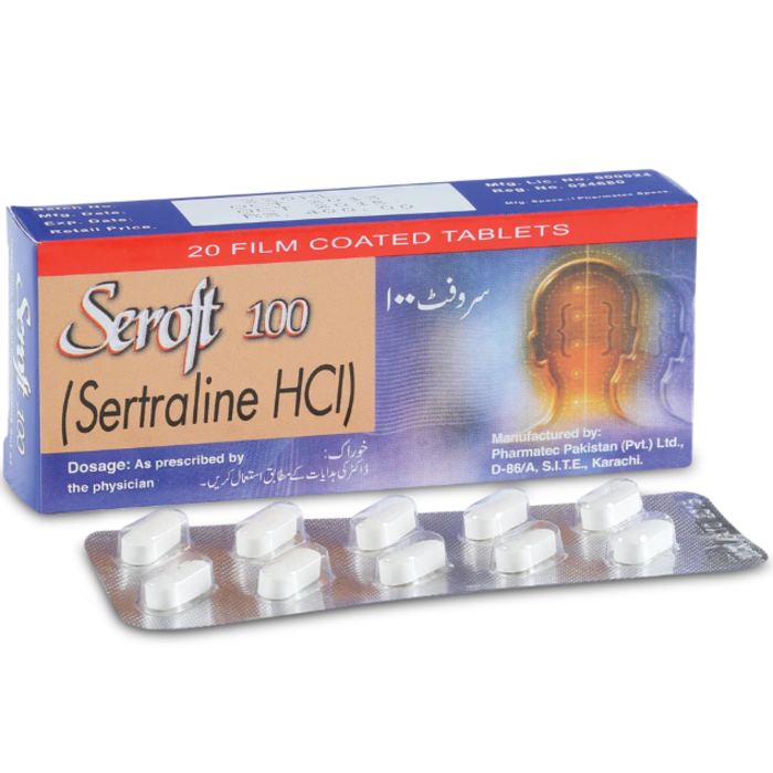 Seroft 100mg Tablets