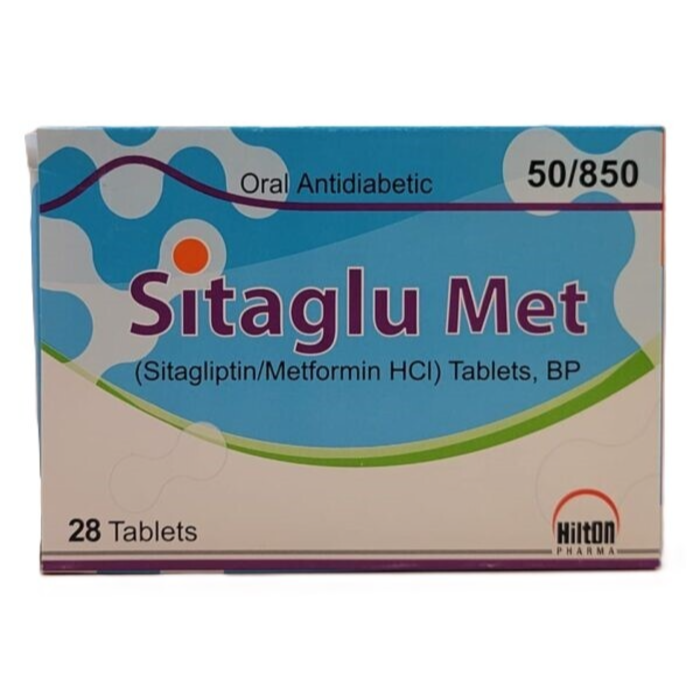 Sitaglu Met 50 850mg Tablets 28s