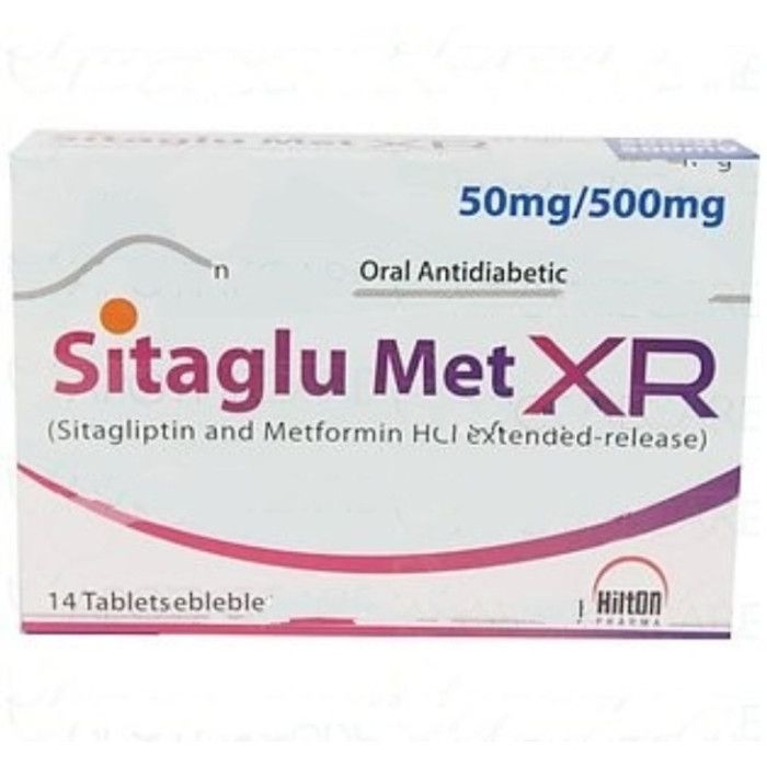 Sitaglu Met Xr 50 500mg Tablets