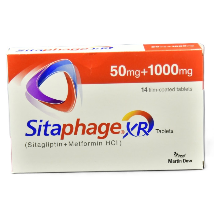 Sitaphage Xr 50mg 1000mg Tablets 14s