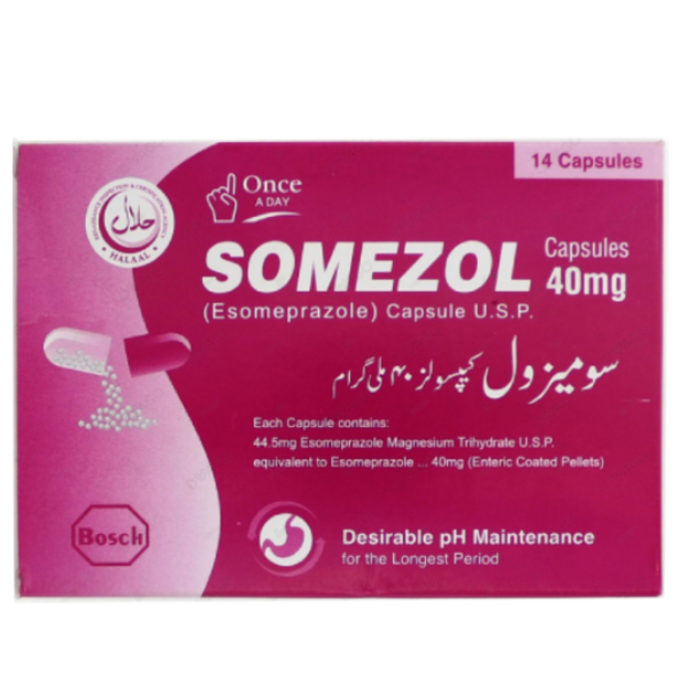 Somezol 40mg Capsules