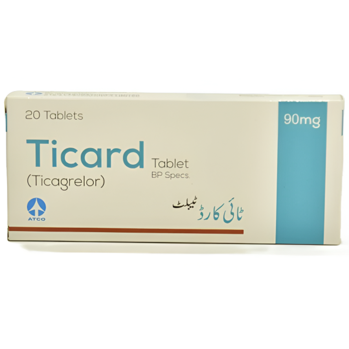 Ticard 90mg Tab 20s
