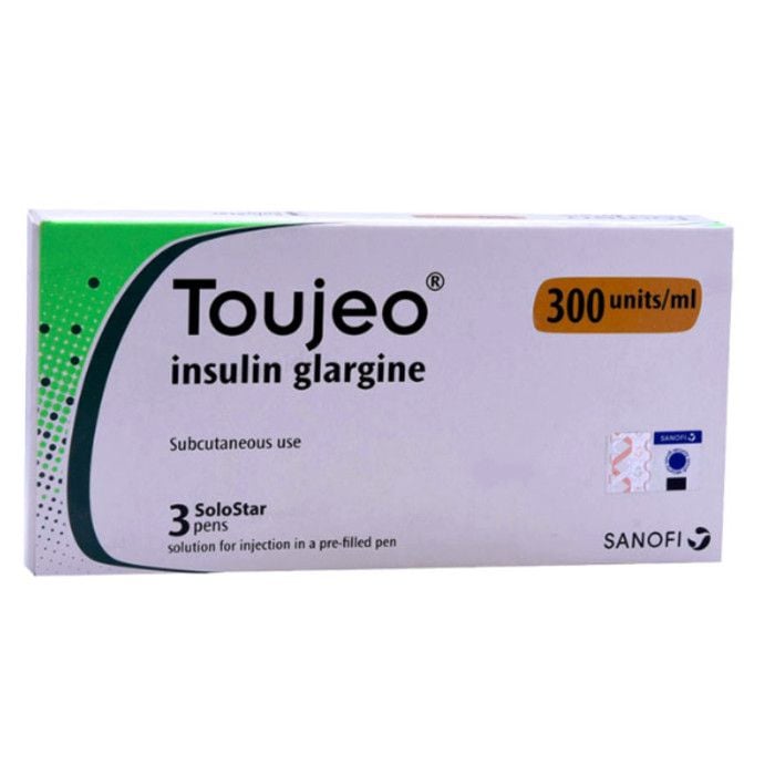 Toujeo Insulin Glargine Solostar Pens 3s