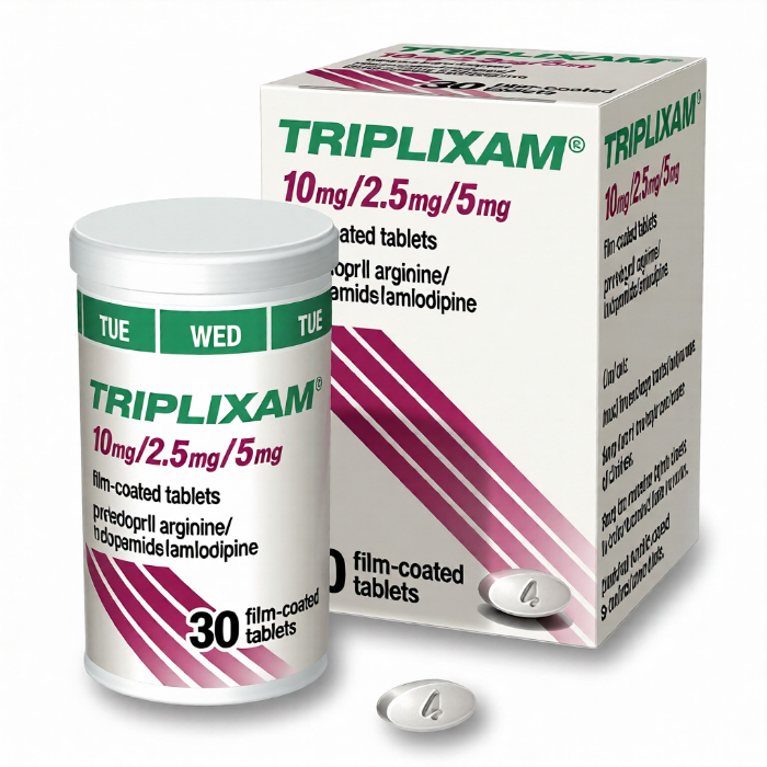 Triplixam 10mg 2.5mg 5mg Tablets 30s