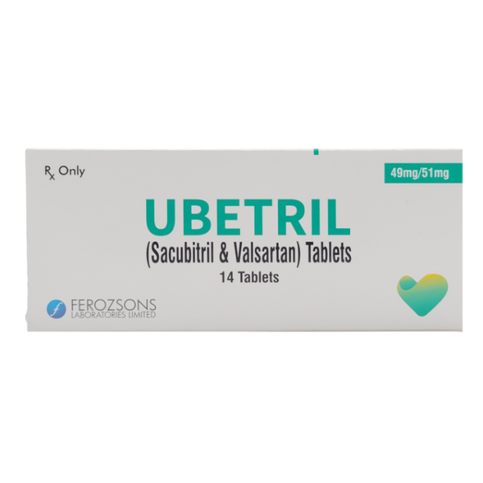 Ubetril 49mg 51mg Tablets 14s