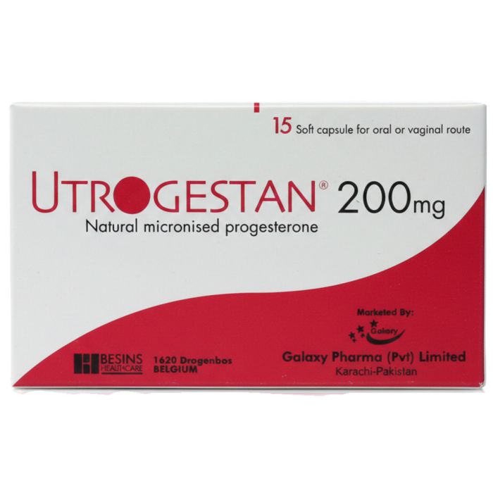 Utrogestan 200mg Capsules 15s