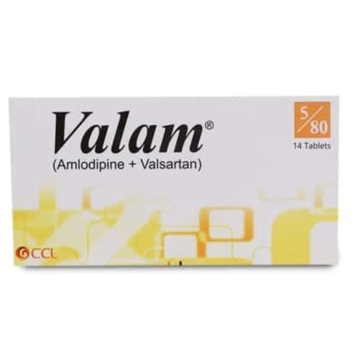 Valam 5 80mg Tablets
