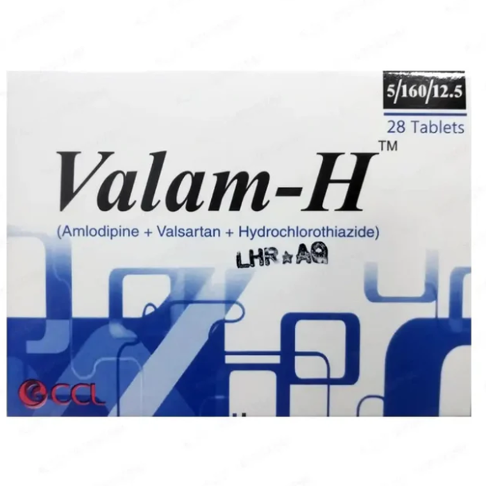 Valam H 5mg 160mg 12.5mg Tablets