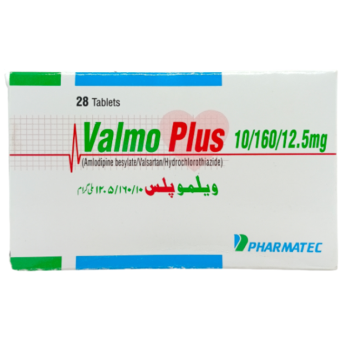 Valmo Plus 10mg 160mg 12.5mg Tablets