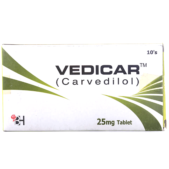 Vedicar 25mg Tablets