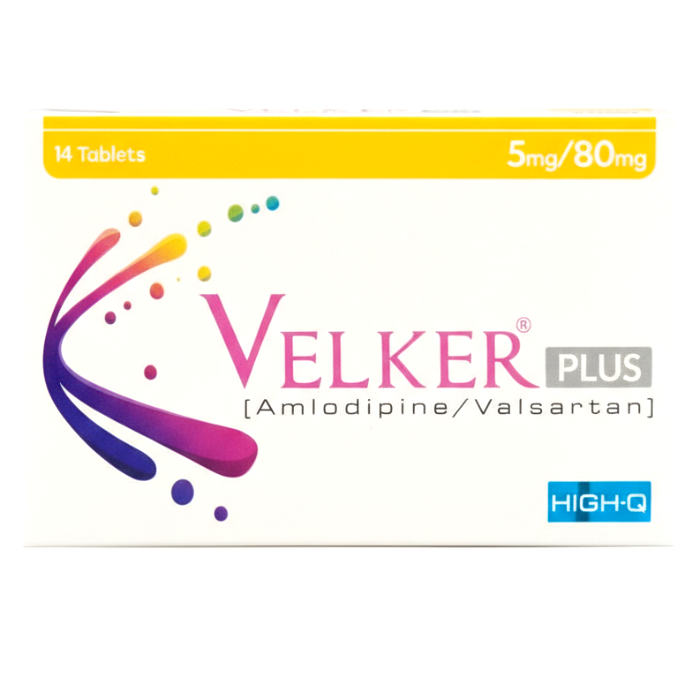 Velker plus tab 5mg/80mg 14s