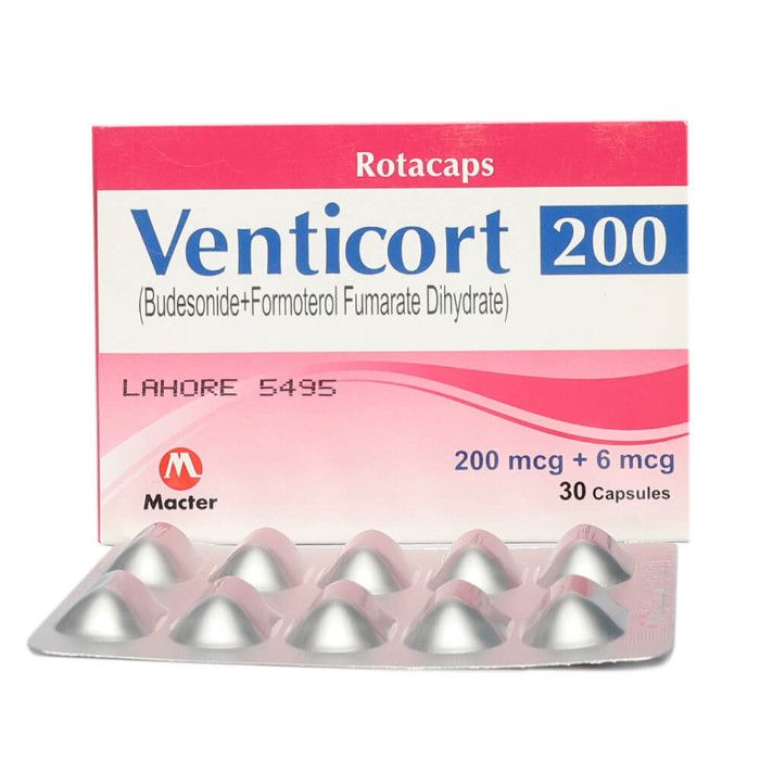 Venticort 200mcg+6mcg