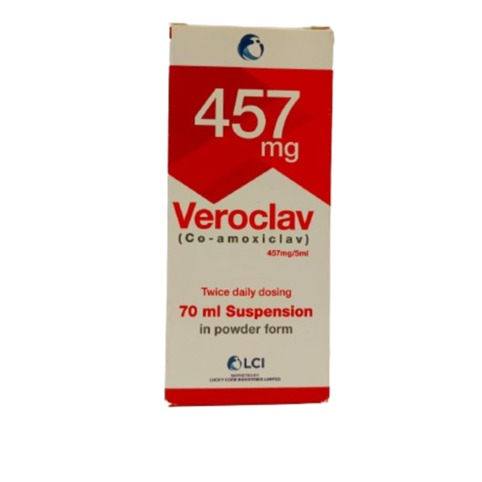 Veroclave 457mg Suspension 70ml