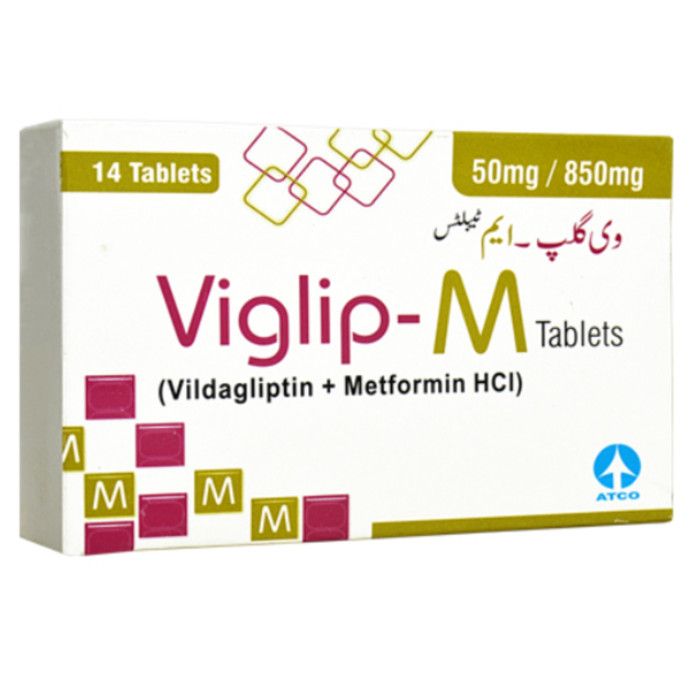 Viglip M 50 850mg Tablets