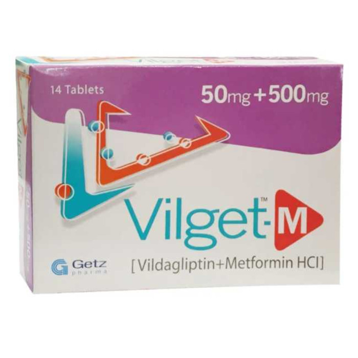 Vilget M 50mg 500mg Tablets