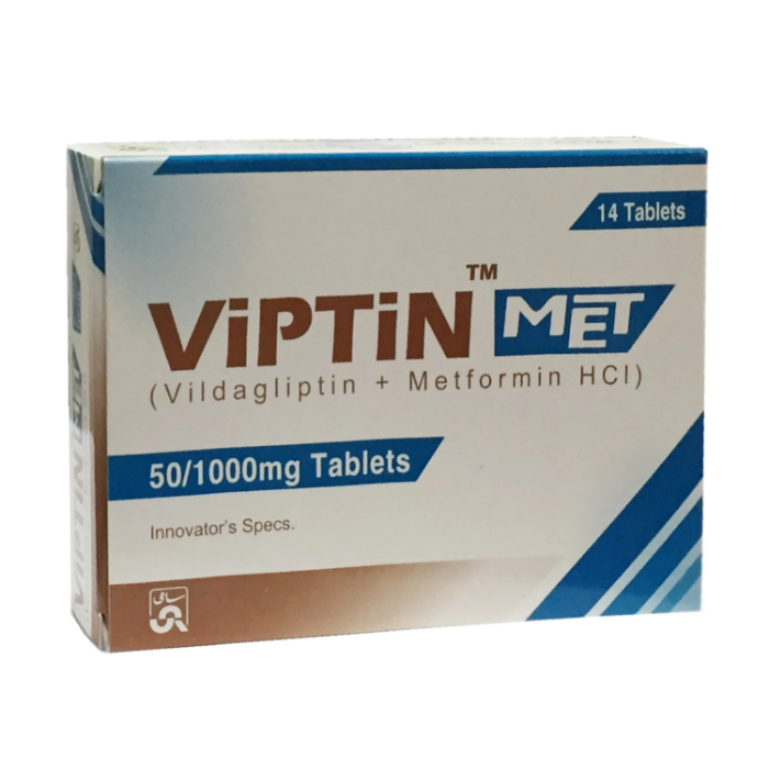 Viptin Met 50mg 1000mg Tablets 14s