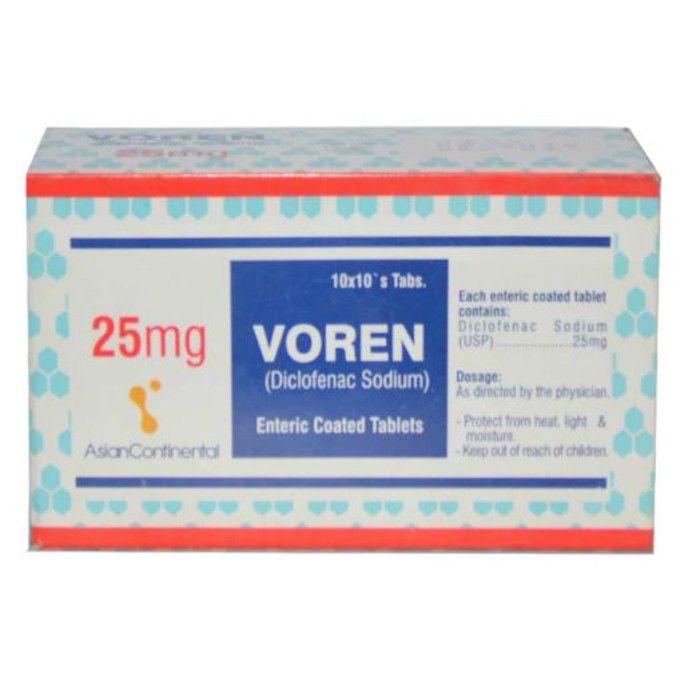 Voren 25mg Tablets